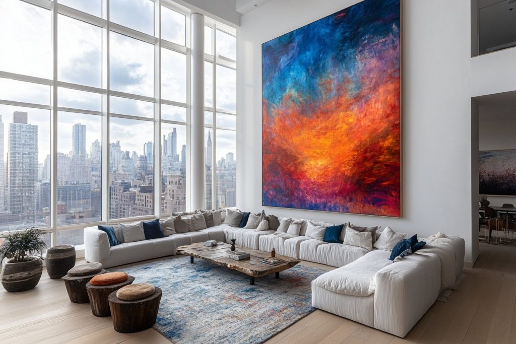 Osez Les Tableaux XXL Pour Apporter Une Touche De Caractère À Votre Maison