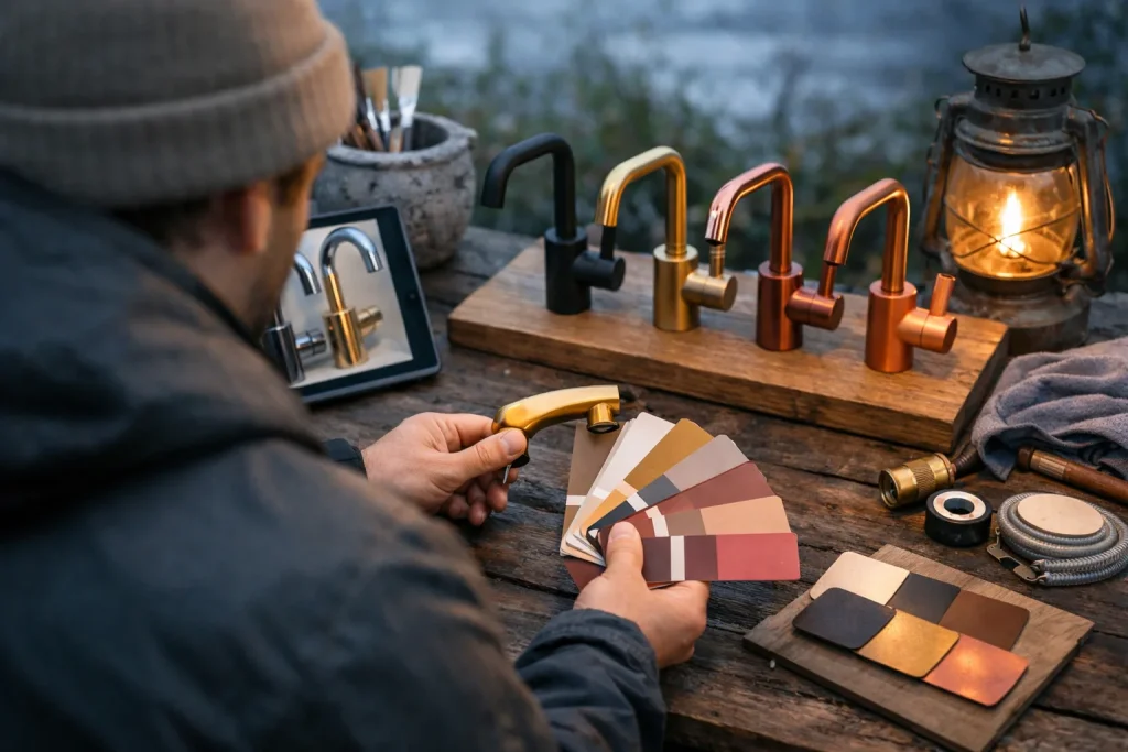 Choisir la couleur idéale pour sa robinetterie : tout ce qu’il faut savoir