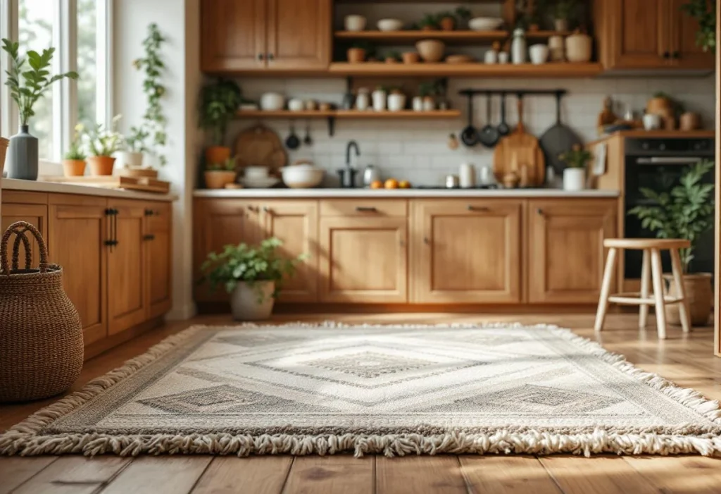 Un tapis de cuisine qui plaît à toute la famille