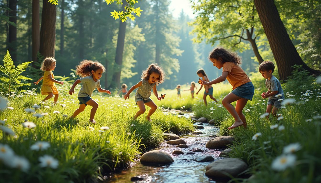 découvrez des activités simples en pleine nature à faire avec vos enfants pour profiter du grand air, se détendre et renforcer les liens familiaux.