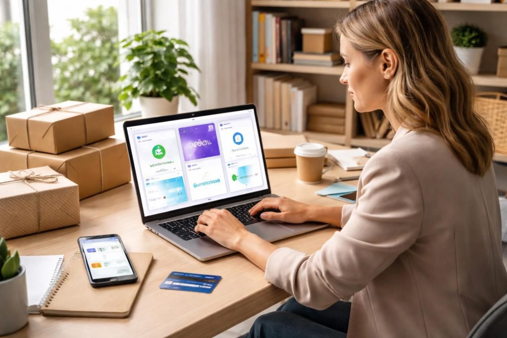 Solutions e-commerce avec Shopify, WooCommerce et PrestaShop pour vendre vos produits en ligne