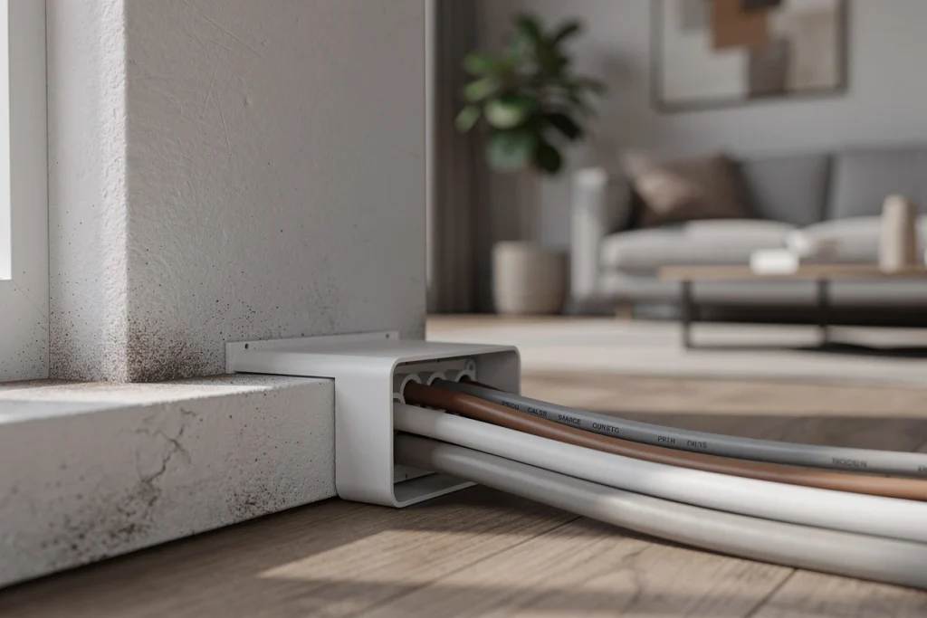 Le cable goulotte : une solution pratique pour dissimuler vos cables