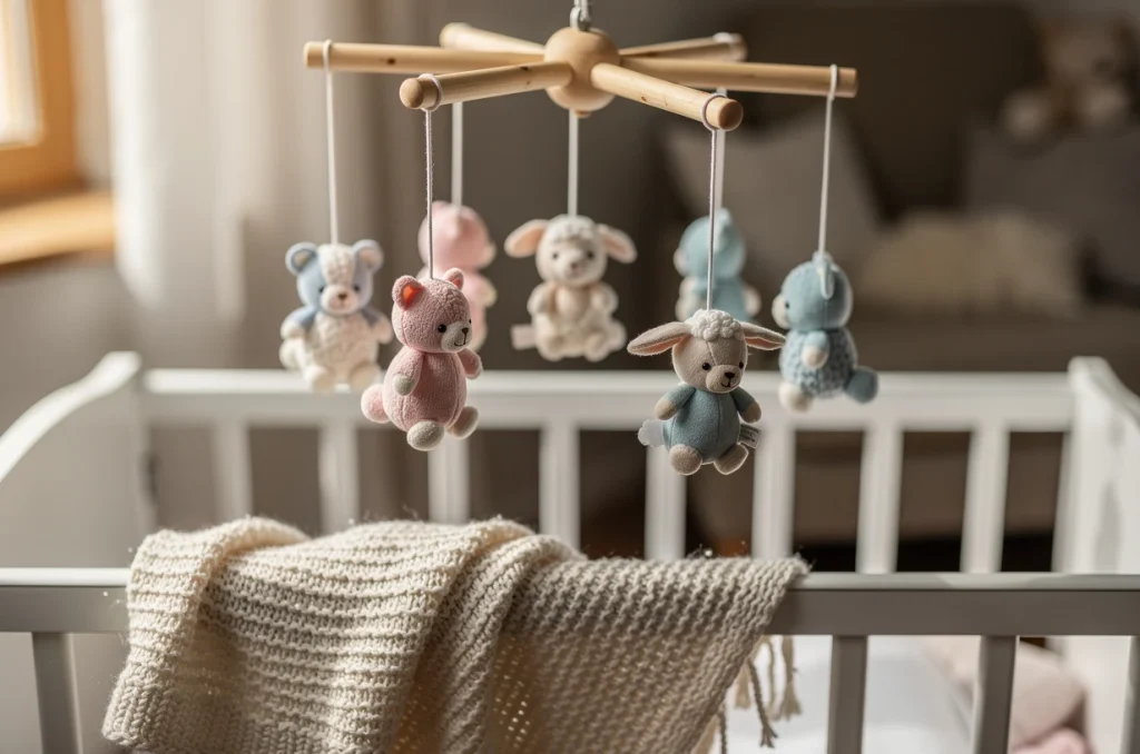 Tout savoir sur le mobile musical bébé : bien choisir et profiter de ses bienfaits
