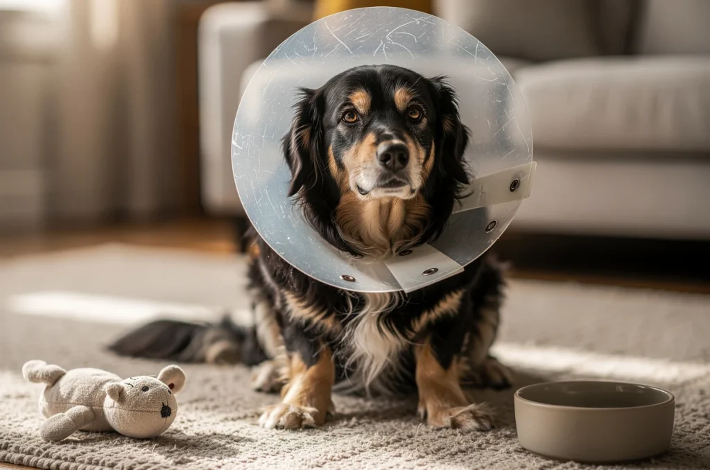 Tous nos conseils pratiques sur la pose des collerettes pour chien